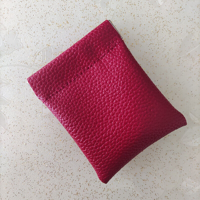 Pu Leather Coin Purse Women Men Mini Short Wallet Bag Key Headphone Card Hol-ca