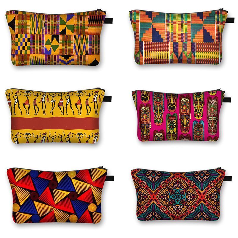 Print Cosmetic Bag Makeup Purse Cosmetic Case Lipstick Storage Bags Traveling