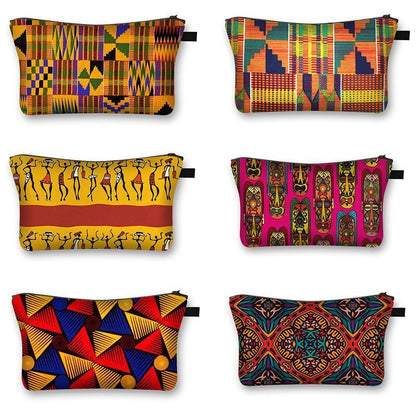 Print Cosmetic Bag Makeup Purse Cosmetic Case Lipstick Storage Bags Traveling