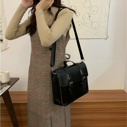 Student School Bag Pu Leather Female Bags Women Shoulder Bag Ladies Totes