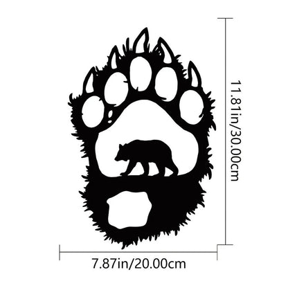 Bear Theme Decor Wall Art Decorations, Indoor Living Room Classic Room Decor