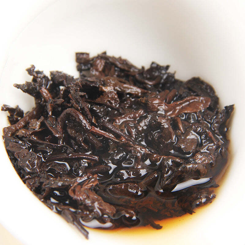 250g Yunnan Puerh Ripe Tea Brick Chinese Organic Aged Tree Old Pu-erh Cooked Tea