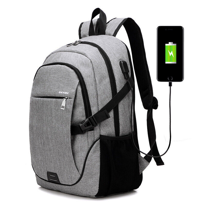 Male Backpack Bag 15.6 Inch Laptop Travel Backpack Teenagers Notebook School Bag