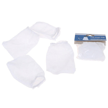 5pcs Aquarium Filter Bag Fish Tank Mesh Cotton Elasticated Bag Cleaning To_S-ca