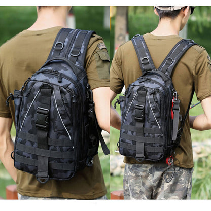 Military Tactical Backpack Army Camouflage Shoulder Bag Riding Hiking Camping