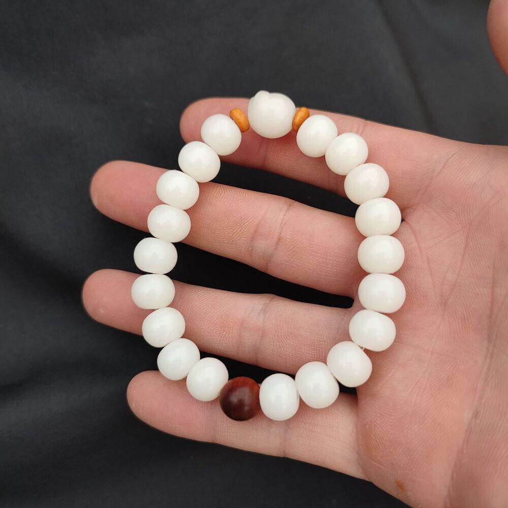 Tiny Cute Cat Love Buddha Pray Rosary Pipal Tree Bodhi Bead Bracelets Woman