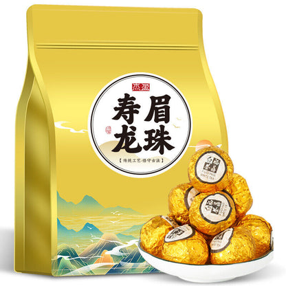 Fuding White Tea Shou Mei Long Zhu Tea Shou Mei Old White Tea Dragon Pearl 250g