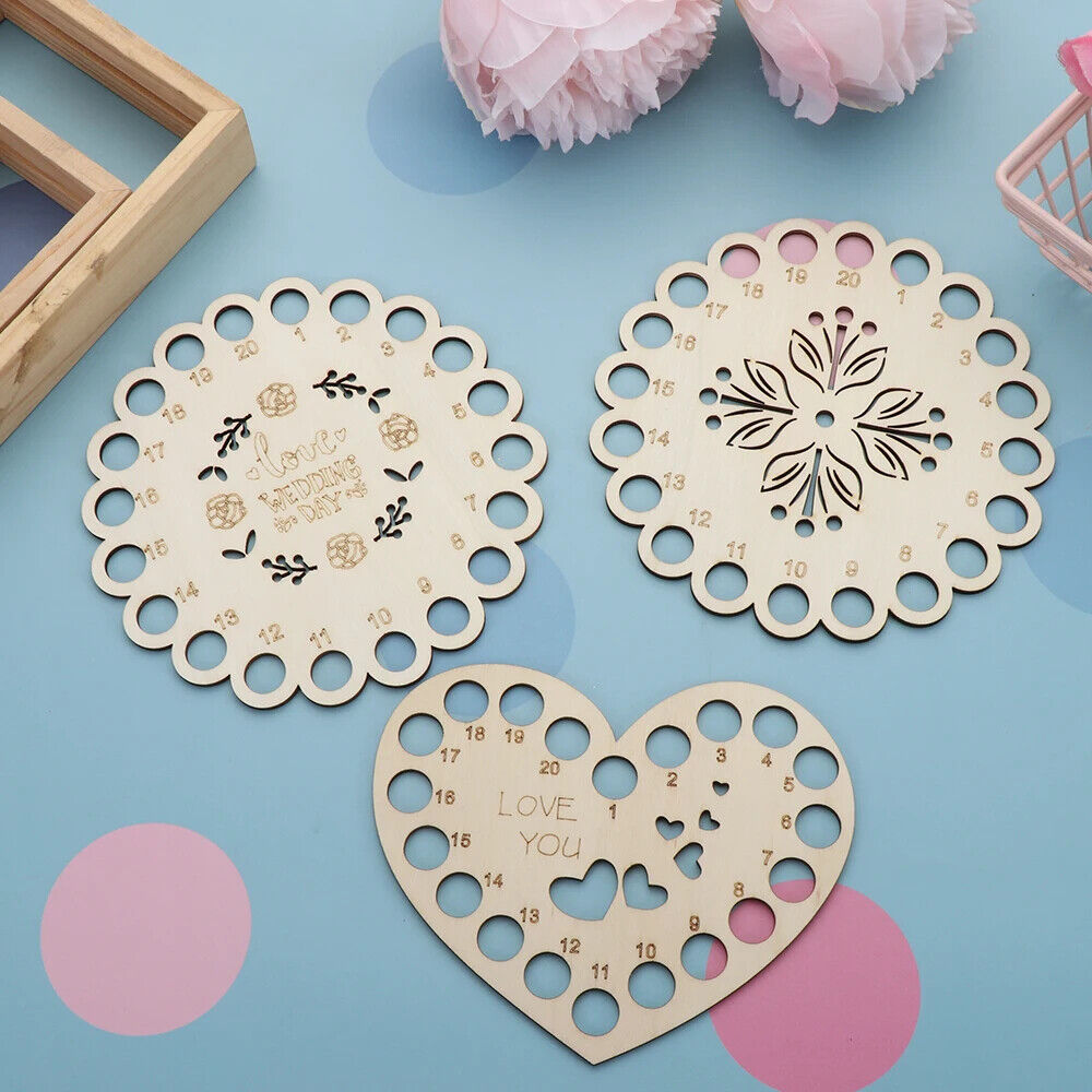 Embroidery Floss Organizers Wood Cross Stitch Needle Thread Storage Holder Tools