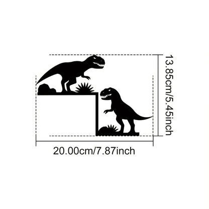 1 Piece Metal Dinosaur Boar Decorative Wall Sticker Door Corner Decoration Door