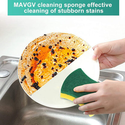 5 Pack Heavy Duty Scrub Sponges Washing Dishes Cleaning Kitchen Dish Sponge NEW