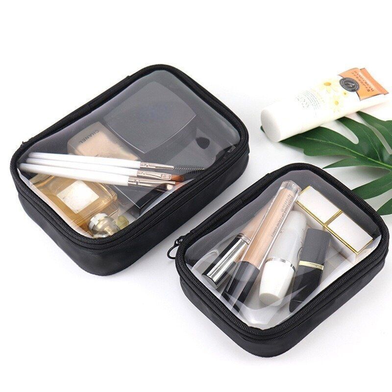 Waterproof Transparent Cosmetic Bag Makeup Case Clear Beauty Organizer S/M/L 1PC