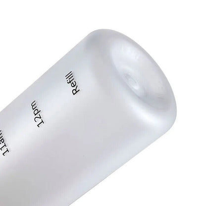 Water Bottle 1L PC W/ Time Marker Motivational Reusable Fitness Sports Drinkware