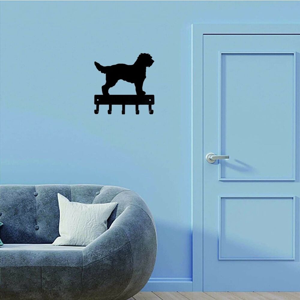 Cockapoo Key Rack Hanger Wall Mounted Hook Up Hanger Artwork Shape Decoration