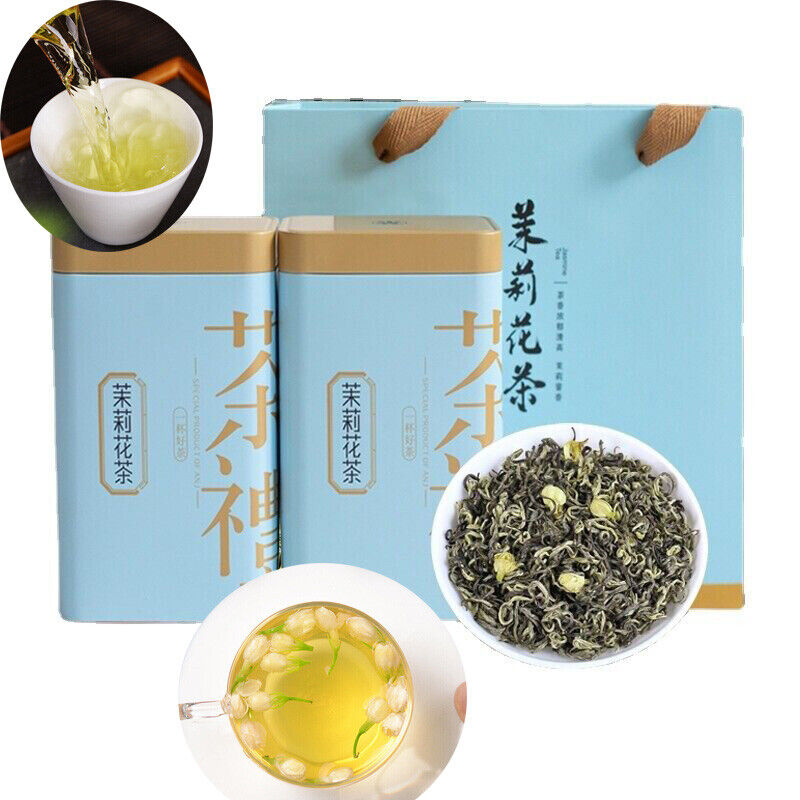 200g Fuzhou Jasmine Tea Extra Strong Cans of Tea Strong Aromatic Green Tea