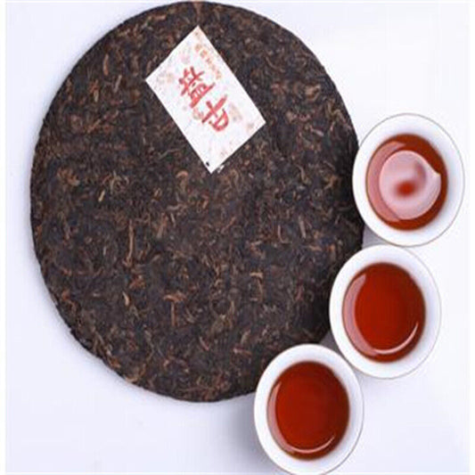 Jingmai Mountain Chen Xiang Old Black Tea Premium Cooked Puerh Tea Organic 357g