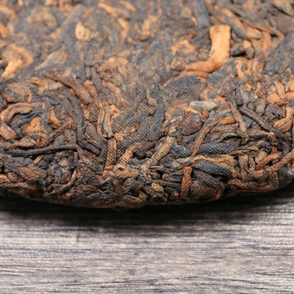 357g 2021 Yunnan MengHai Ripe Puer Tea GongTing Compressed Shu Puerh Chinese Tea