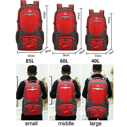Men Backpack Travel Pack Sports Bag Mountaineering Hiking Camping Rucksack Male