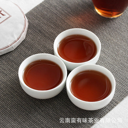 Yunnan Pu'er Tea 2021 Big Tree Old Tree Tea 100g Brown Ripe Cake (Chong)