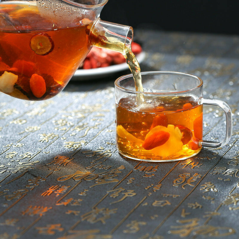 Five Treasure Tea Gouqi HongzaoHuangjingrenshenNatural Healthy Herbal Tea150g-