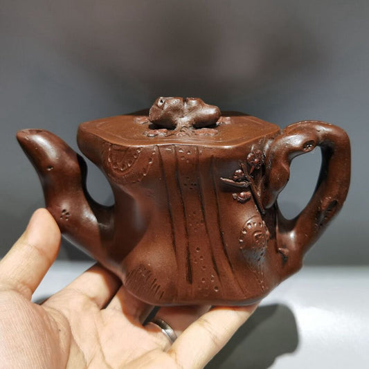 Vintage Chinese Yixing Purple Clay Teapot Zisha Ceremony Teaware Collection Rare