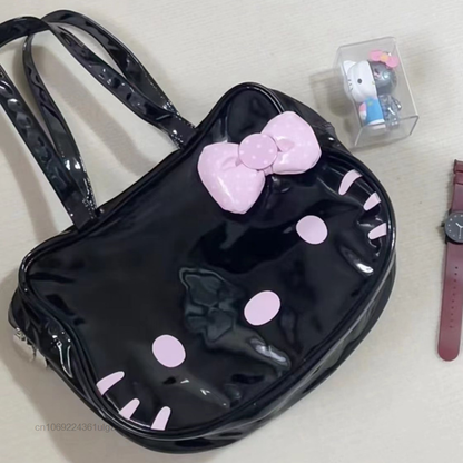 Cute Girl Hello Kitty Handbag Shopping Tote Bag Large Shoulder Bag Birthday Gift