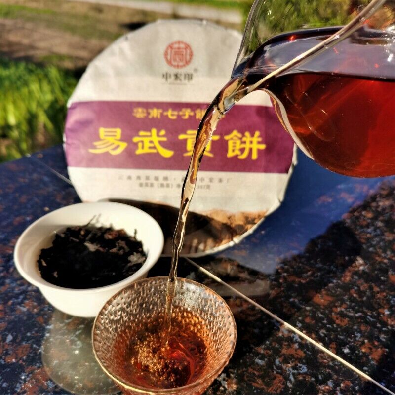 357g Yiwu Gong Cake Pu'er Tea Original Old Tree Pu'er Tea Cake Healthy Drink