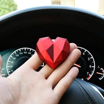 Car Air Freshener Heart Shape Fragrance Auto Air Vent Clip Perfume Diffuser 1pc