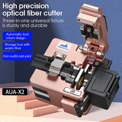 AUA-X2 FTTH Optic Fiber Cleaver Cable Cutting Knife High Precision Cutting Tool