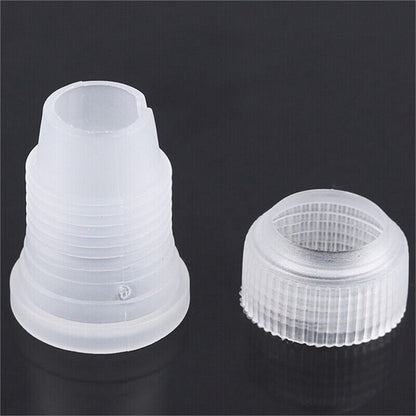 10x Coupler Adaptor Icing Piping Nozzle Bag Cake Flower Pastry Decoration ~gw