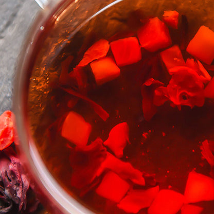 Handmade Luoshen Hibiscus Flower Fruit Grain Tea Fresh Healthy Food Scented Tea