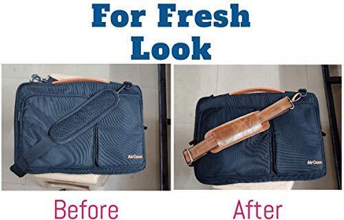 Bag Strap Replacement - Genuine Leather Double Layered One_Size, Caramel Buff