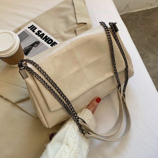 Handbags Vintage Shoulder Bag Chain Messenger Bags Crossbody Purse Polyester 1PC