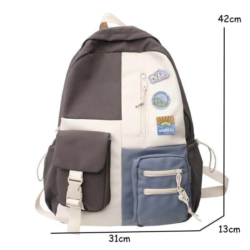 Women Backpack Nylon School Backpack Teenage Girls Ladies BagBackpack School