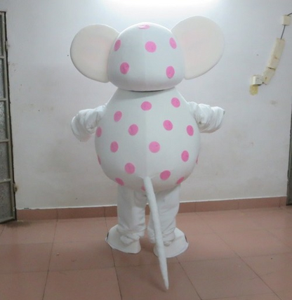 Spotted-elephant Mascot Costume Party Fancy Dress Cosplay Dress Outfits Xmas