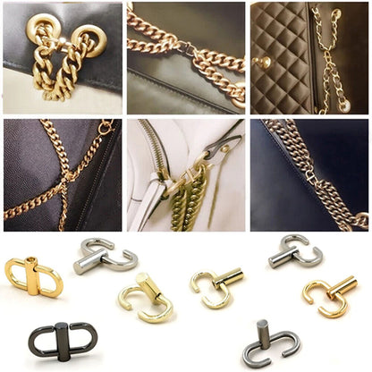 Bag Handbag Metal Shoulder Chain Adjusting Buckle Adjust Shortening Buckle