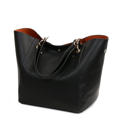 Leather Shoulder Bags Big Capacity Top-handle Totes Crossbody Bag Large Purses