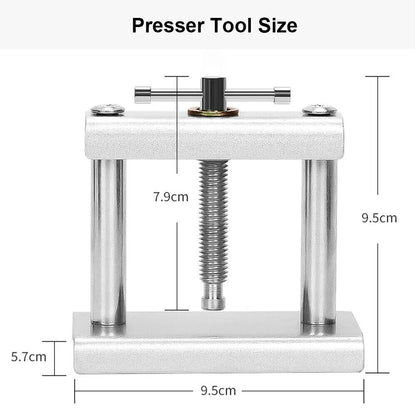 Watch Repair Tools 12-18Pcs Metal Back Cover Presser Watchmaker Maintenance Kits