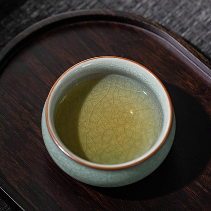 Ice Flower Ceramic Teacup Novelty Kung Fu Cup Drinkware