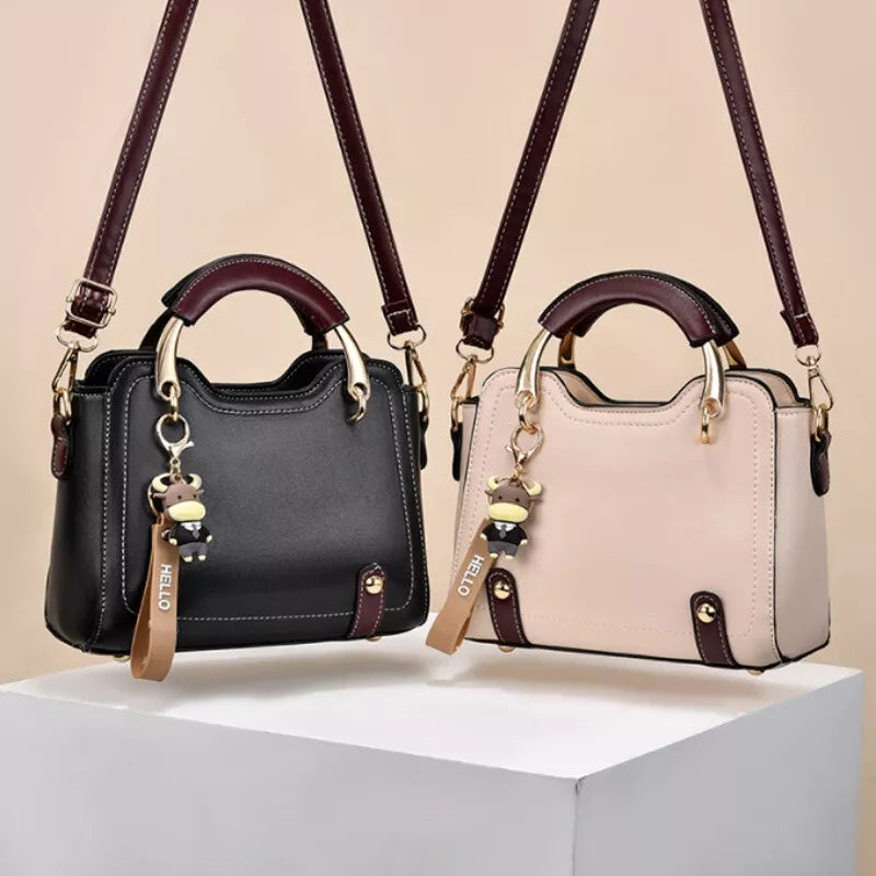 Women Faux Leather Handbags Shoulder Messenger Satchel Crossbody Tote Bags Purse