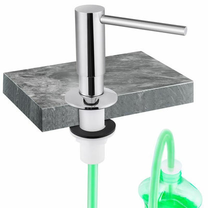 Brass Soap Dispenser Extension Tube Kit Bottle Replacement Kitchen Sink Metal 1p