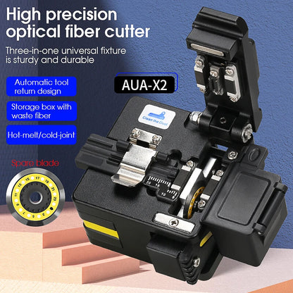 AUA-X2 FTTH Optic Fiber Cleaver Cable Cutting Knife High Precision Cutting Tool