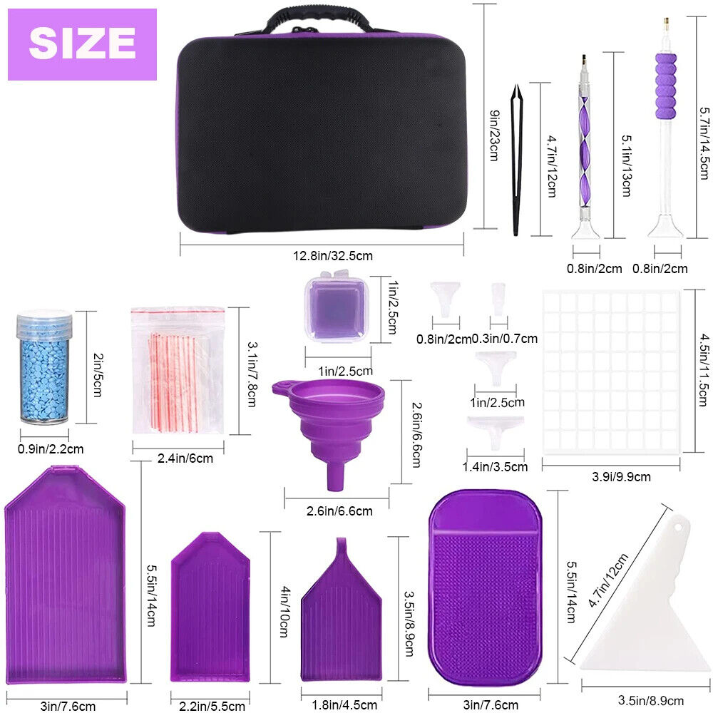 Diamond Painting Kits Container Storage Case Diamond Embroidery Tools Handbag