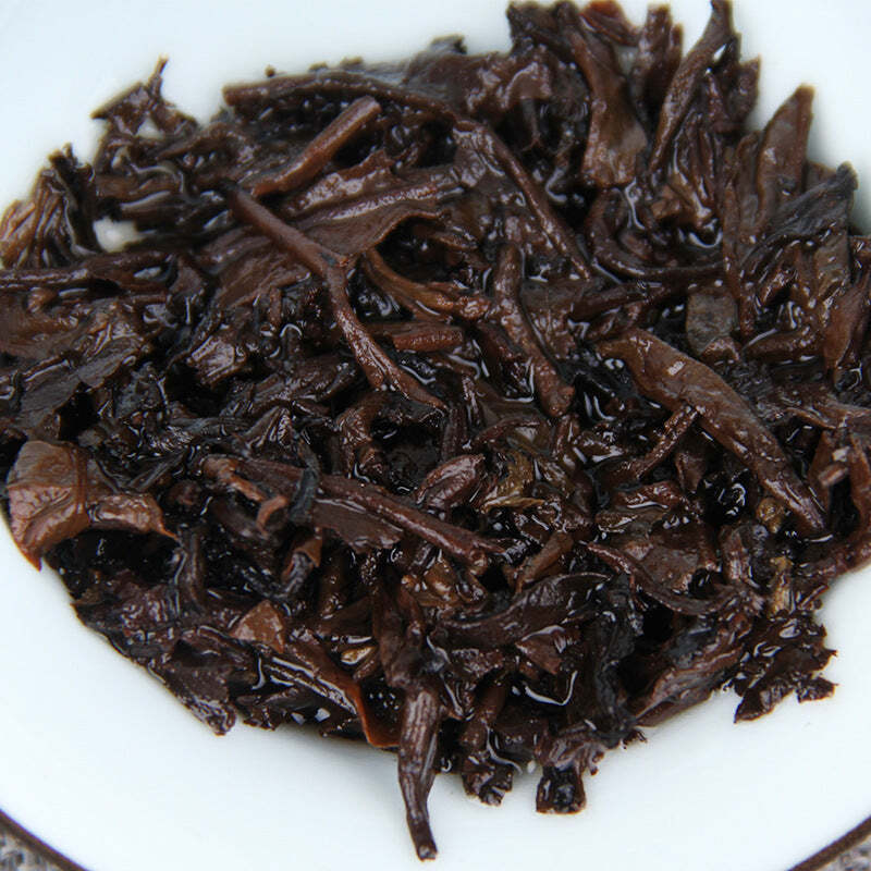 50g Yunnan Puerh Ripe Tea Yiwu Old Tree Pu-erh Cooked Tea Brick Pu'er Black Tea