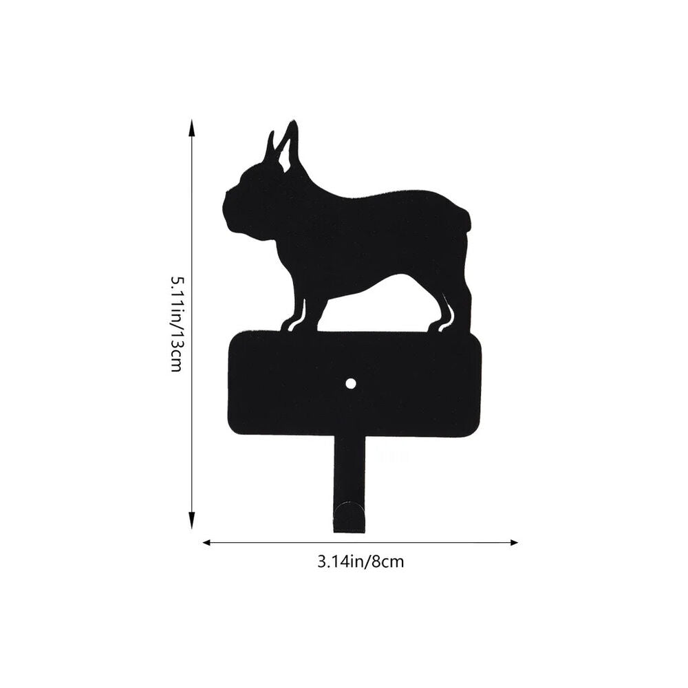 Bulldog Coat Hook Iron Puppy Hook Key & Hooks Wall Decoration Storage Supplies