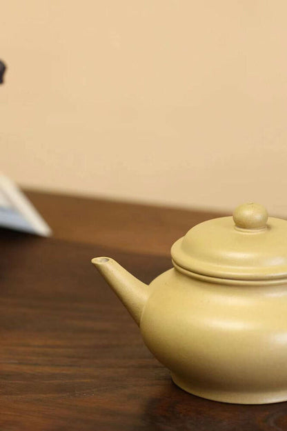 150cc chinese Yixing Handmade Zisha Green ClayTeapot ShuiPing Hu Tea Pot