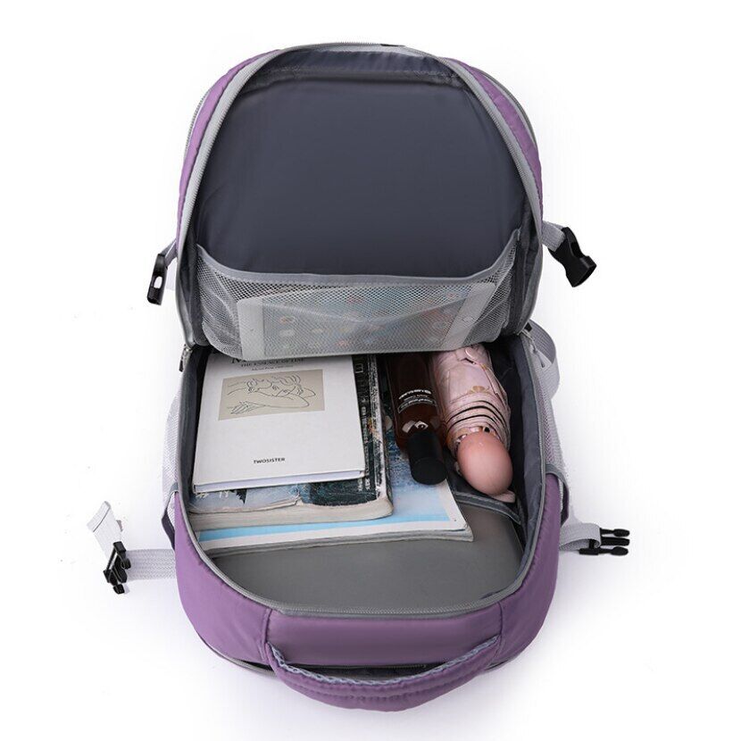 Women's Travel Backpack Lightweight Bag Luggage USB Charging Laptop Backpack