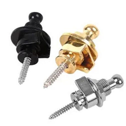 Electric Guitar Strap Lock Button Anti-slip Musical Instruments Belt Locks Kit