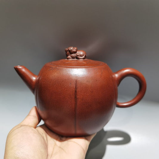 chinese yixing purple clay teapot tea set pot zisha ceramic cute decor figurine