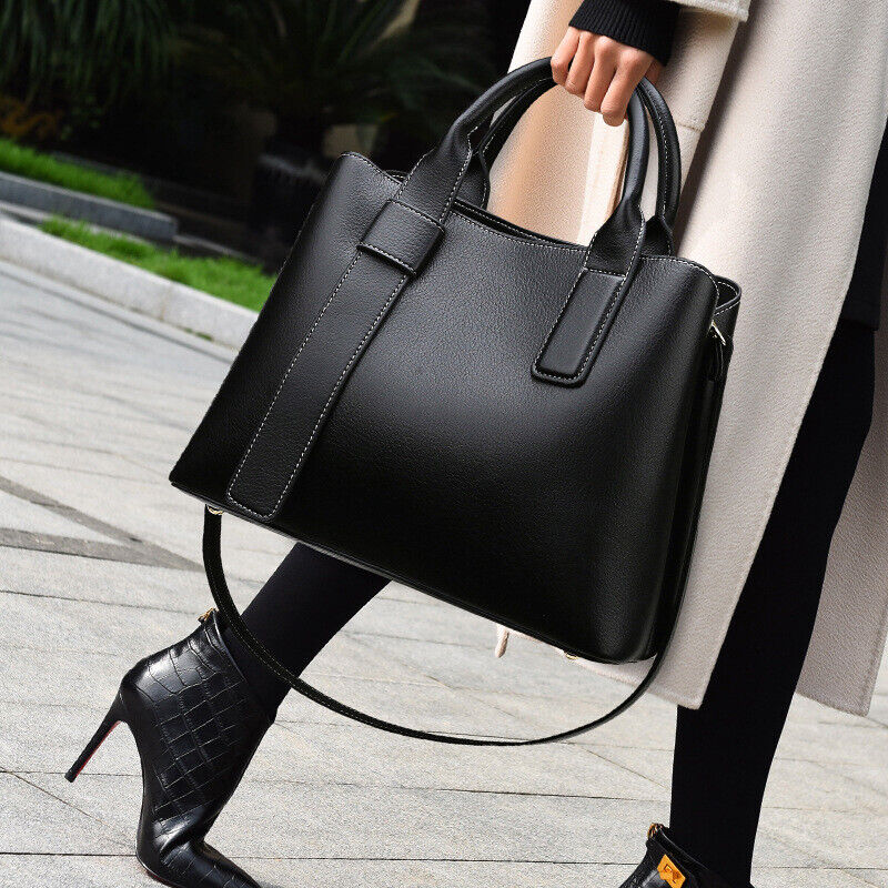Fashion Women's Ladies Faux Leather Tote Hobo Shopper Shoulder Bag Handbag Purse