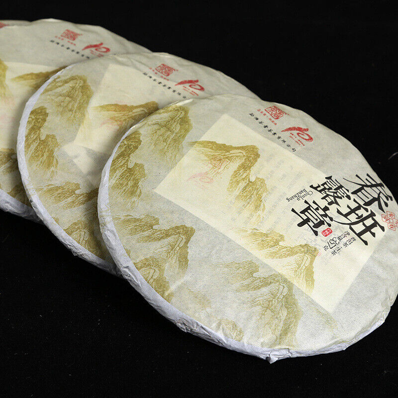 Menghai Old Banzhang Aged Tea Spring Dew Pu'er Tea Raw Tea 357g Tea Cake